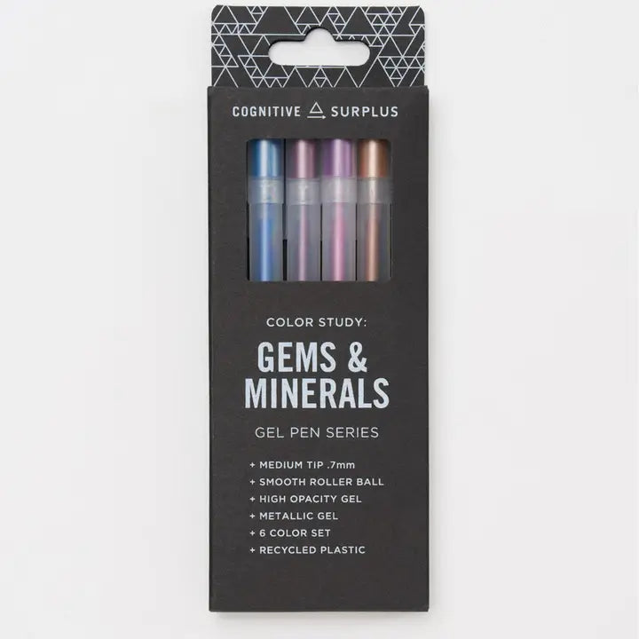 Gel Pens-Gems and Minerals