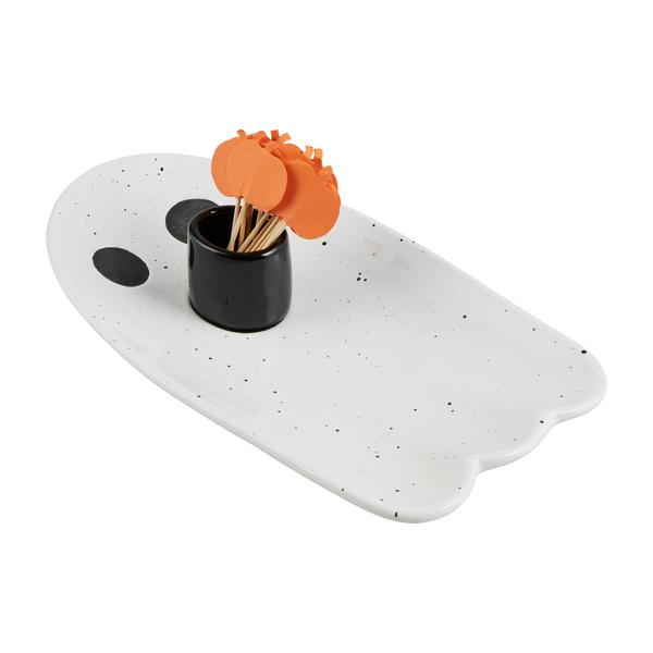 Ghost Tray and Toothpick Set