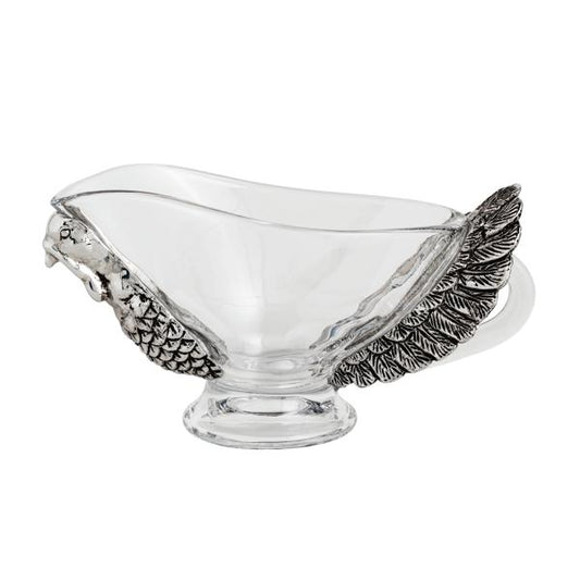 Glass Turkey Gravy Boat