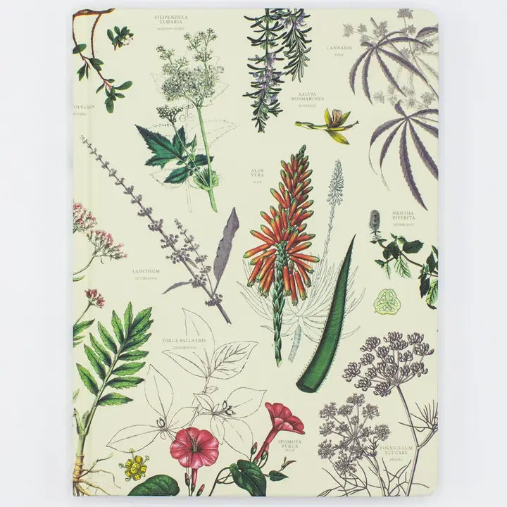 Hardcover Notebook-Medicinal Botany-Lined/Grid