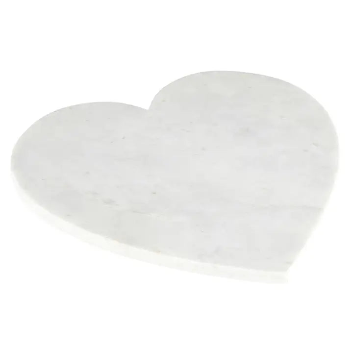 Marble Heart White Marble Board