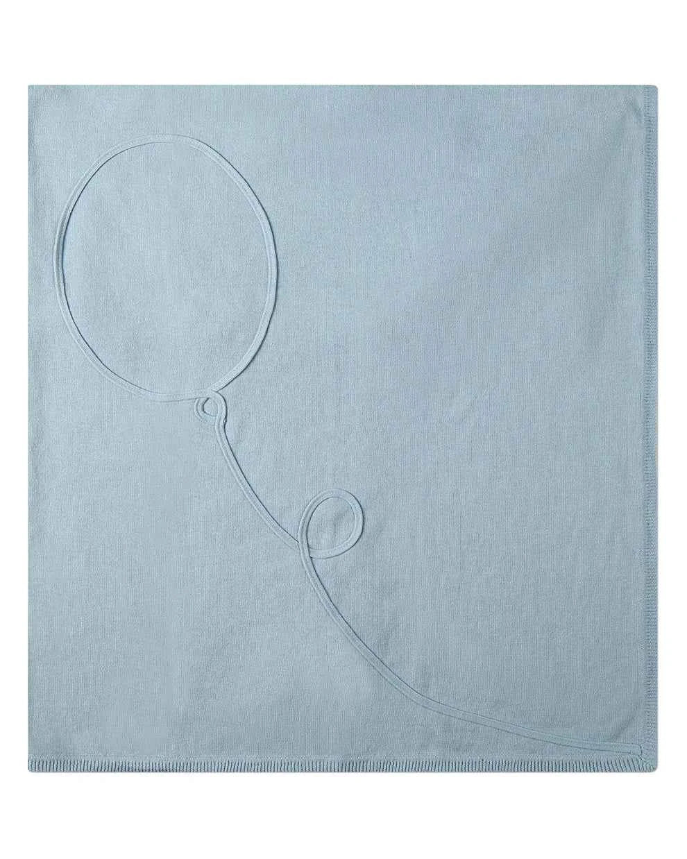 Baby Boys Sweater Knit Blanket with 3D Balloon Accent