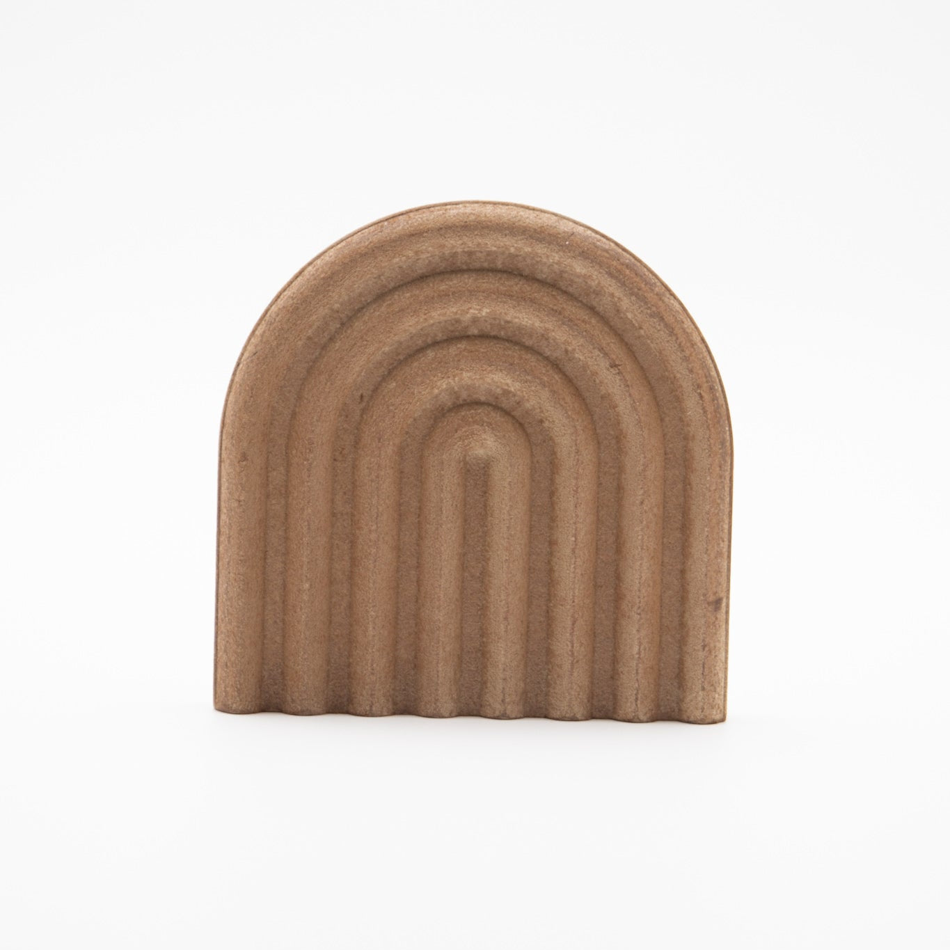 Vito Wood Rainbow Coaster Brown