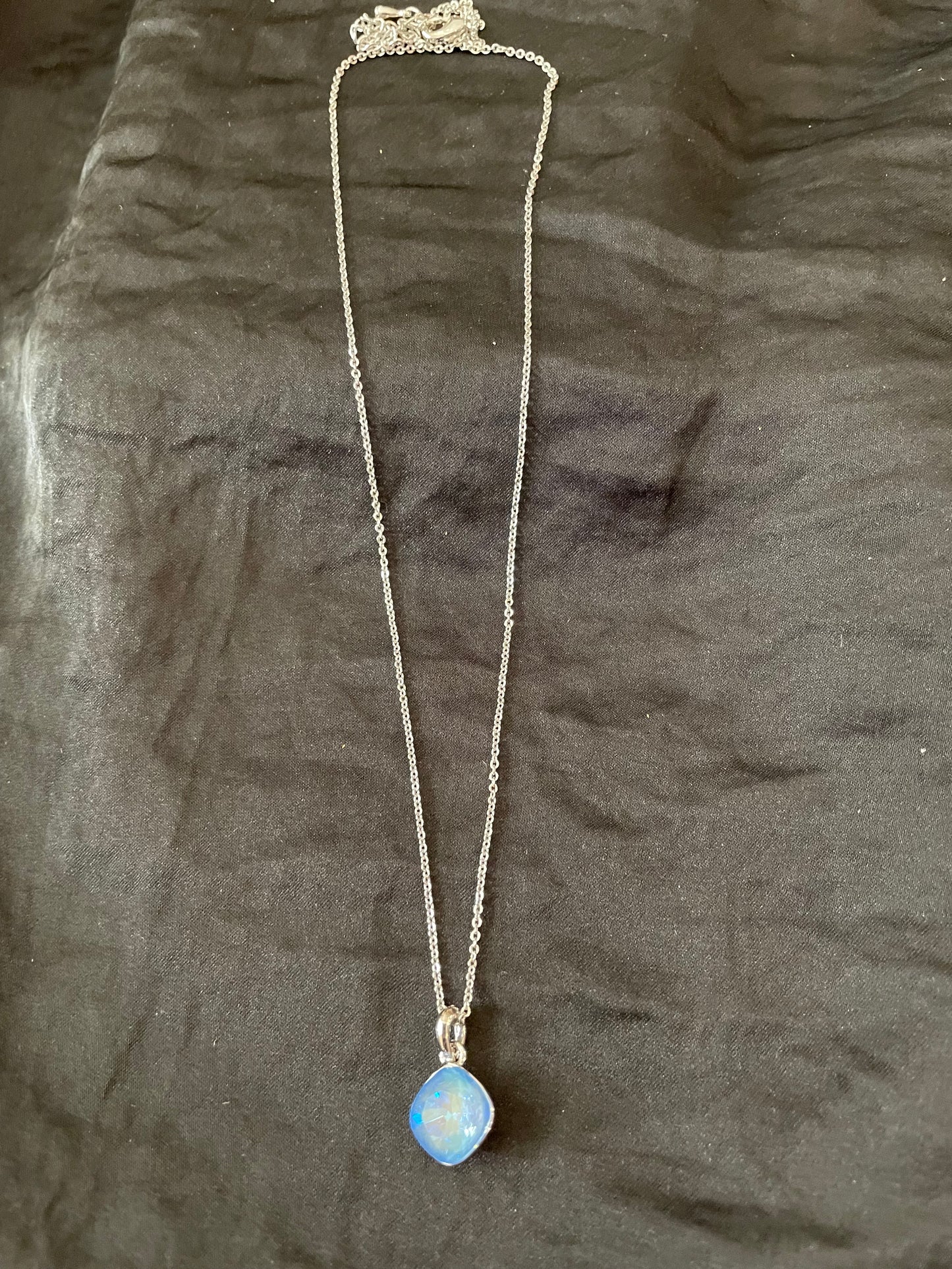 Opal Pendant on Gold Chain