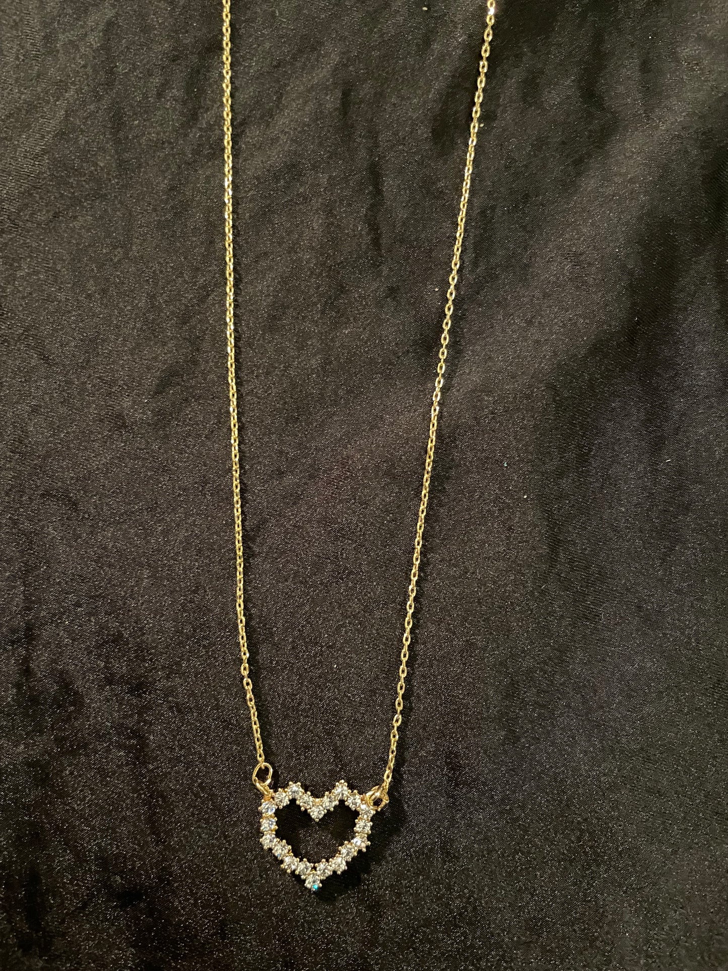 Delicate Gold Heart Necklace