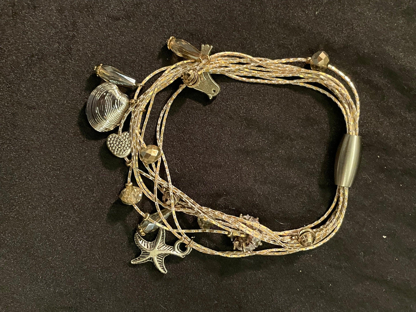 Handmade Bracelet With Beach Charms
