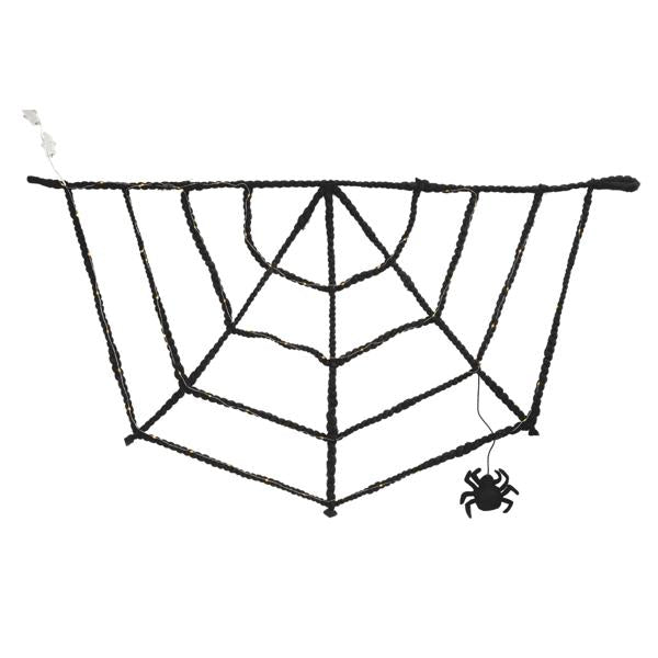 Light Up Felted Spider Web