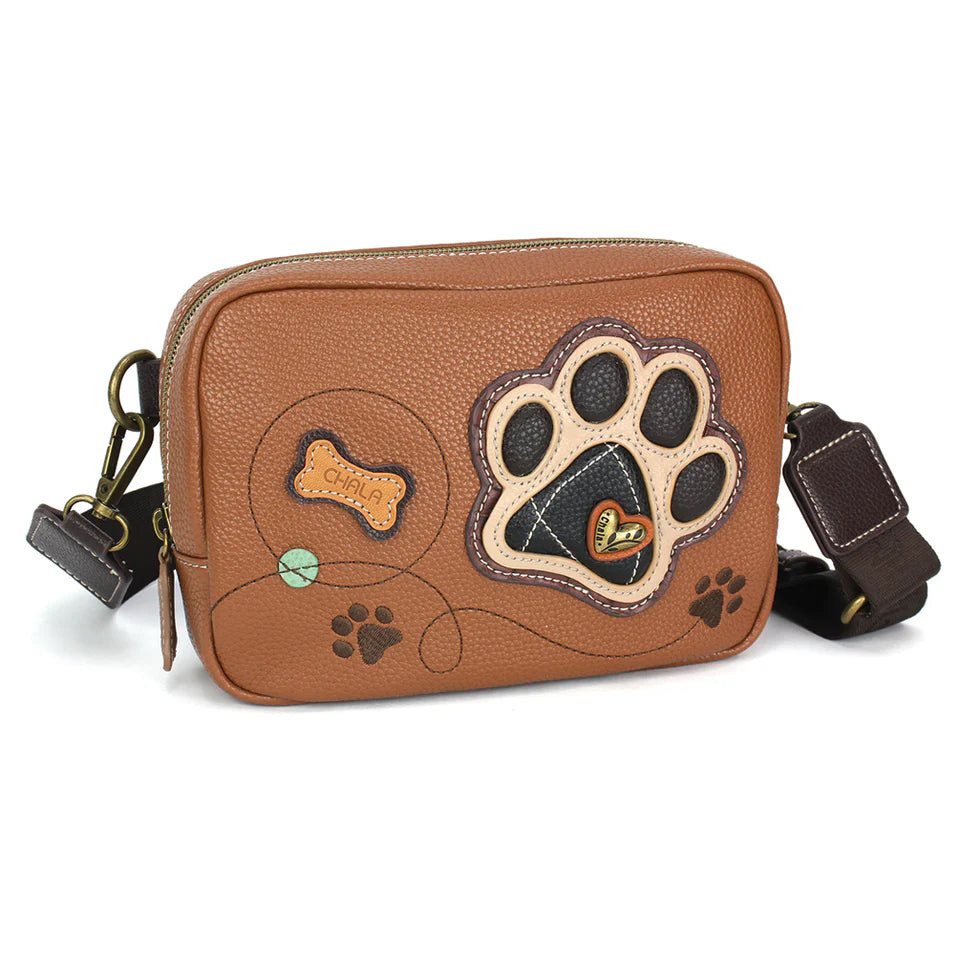 Mini Pack-Paw Print-Brown