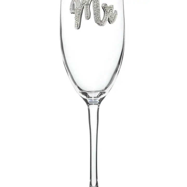 Mr. Jeweled Champagne Glass