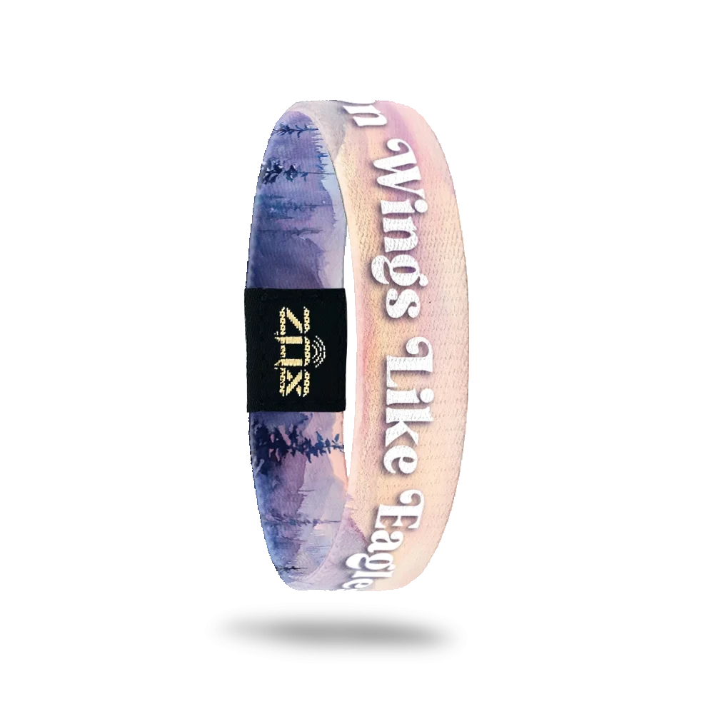 On Wings Like Eagles Bible Verse Bracelet