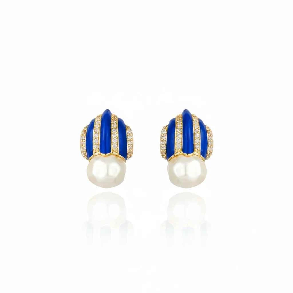 Graz Earrings Blue