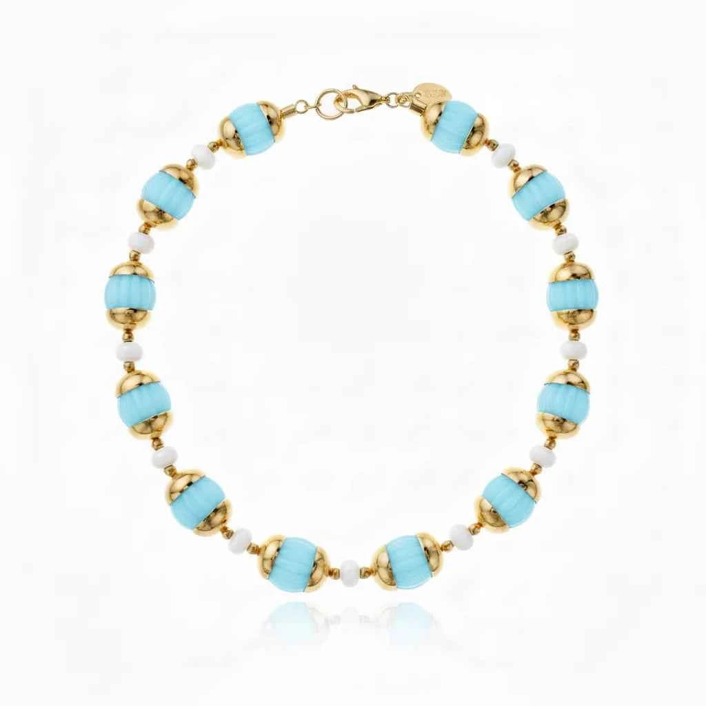 Zina Necklace Turquoise