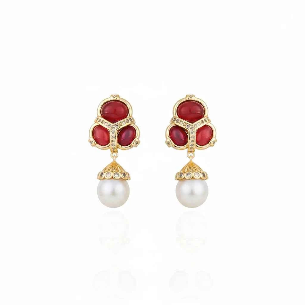 Martins Earrings Red