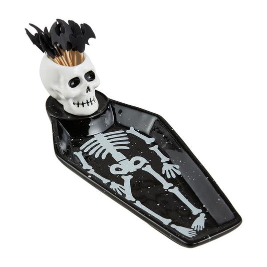 Skeleton Tray and Toothpick Set