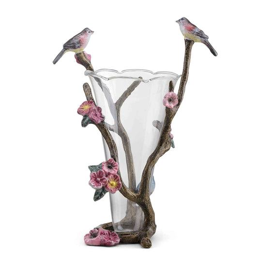 Birds and Blooms Budvase Holde