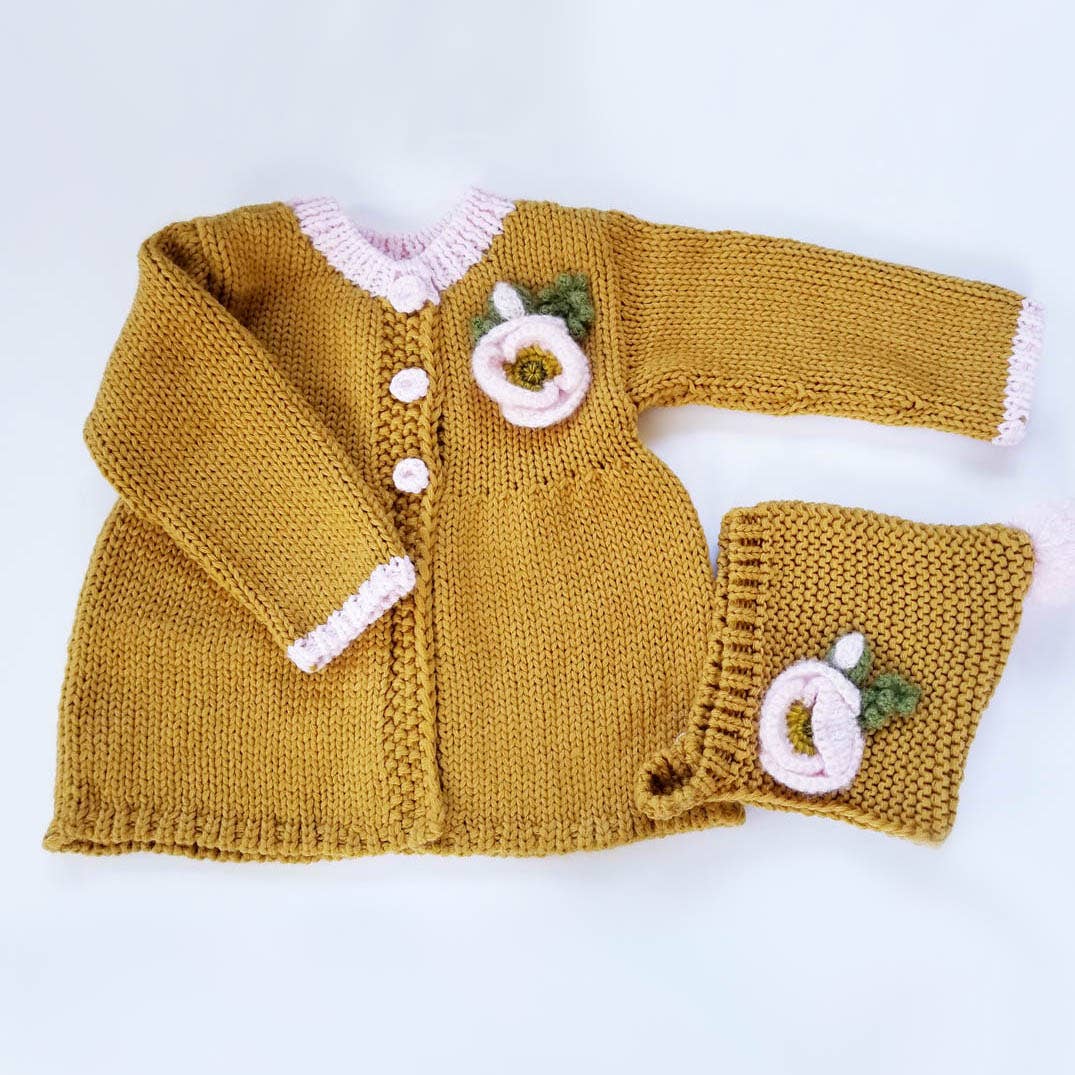 Poppy Sweater Gold Baby & Toddler