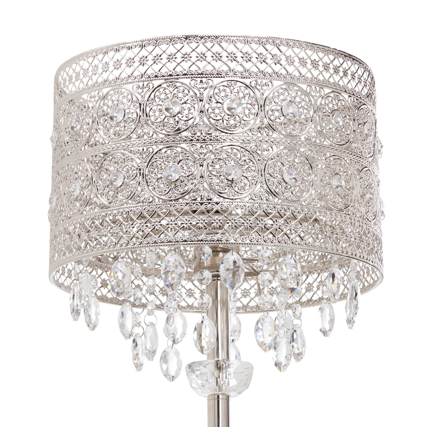 28.75"H Harley Polished Nickel Buffet Table Lamp