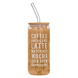 Glass Cold Brew Tumbler Coffee Americano