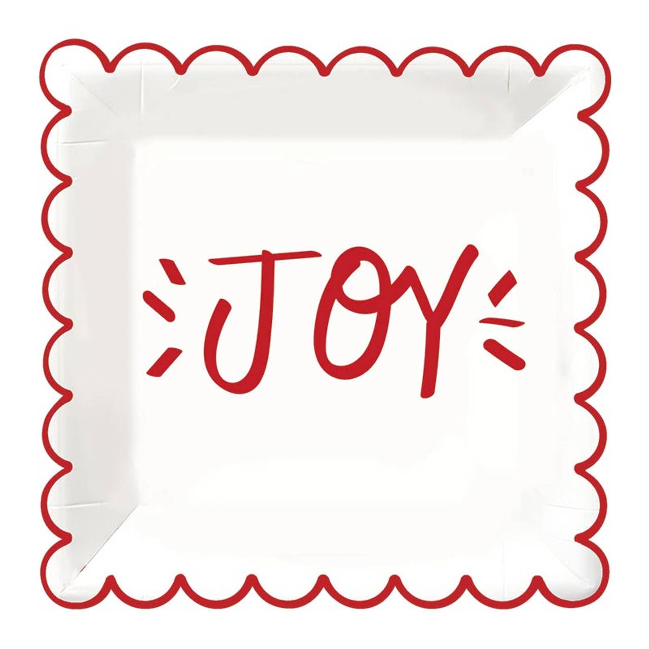 Scallop Paper Plate Joy