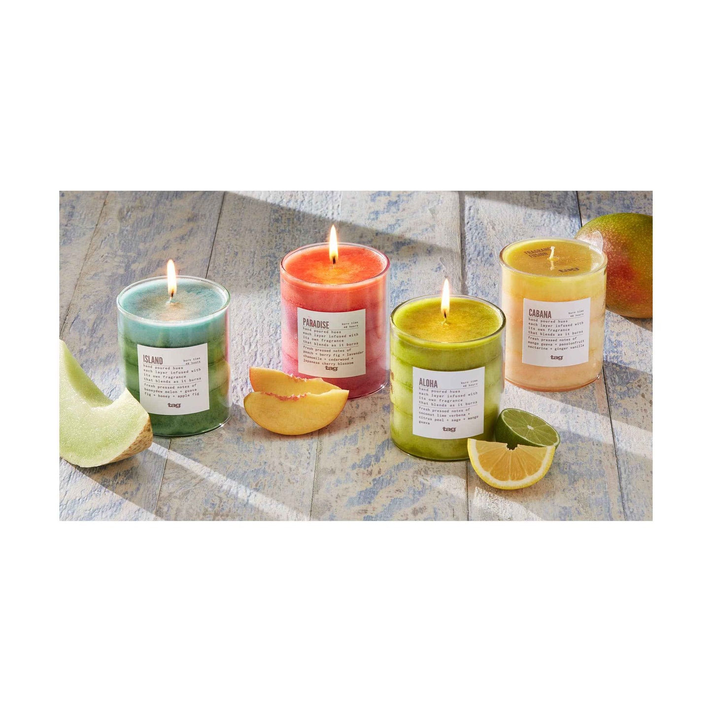 Fragrance Fusion Cabana Yellow Glass