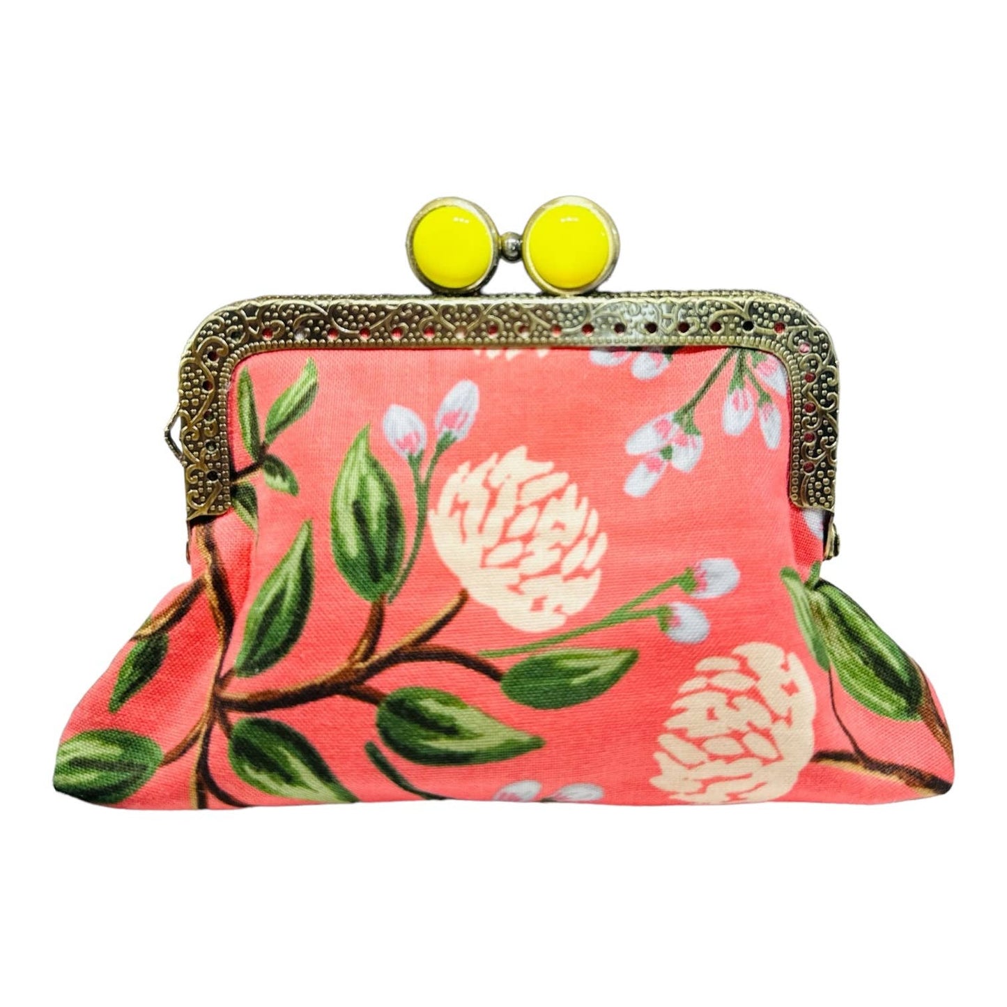 Kiki & Syds ON THE GO Credit Card Clutch - PEONY Sorbet
