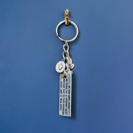 Mustard Seed Keychain
