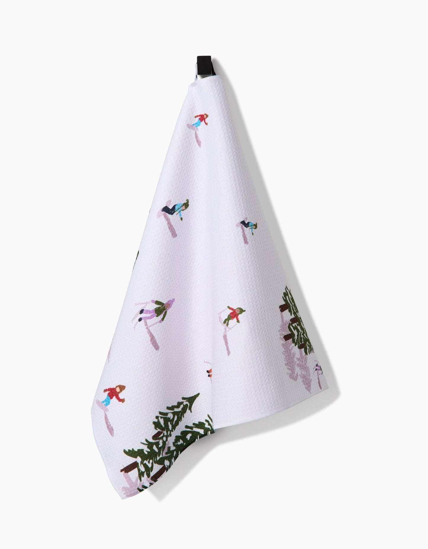 Geometry - Winter Skiing Trip Tea Towel