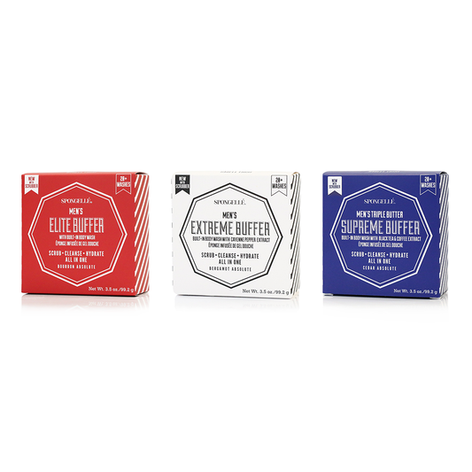 Men's Red White & Blue Body Buffer Assorted -Sols Separately