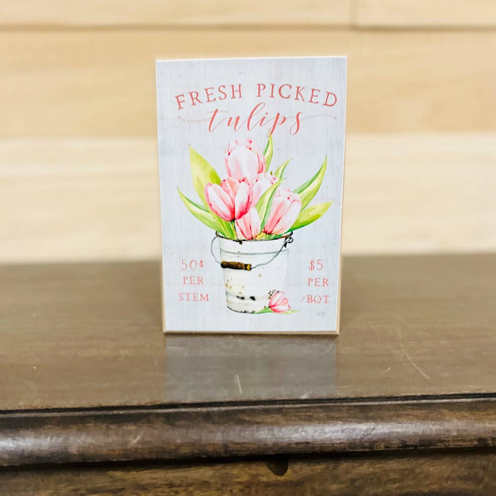 Fresh Tulips Block