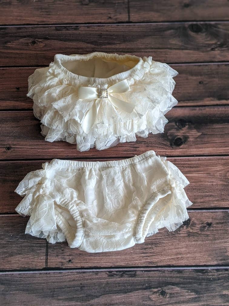 Ivory Lace Bloomers