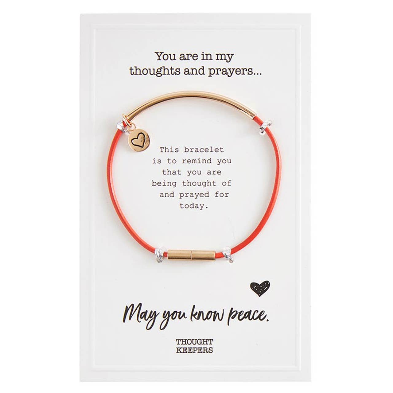 Thought Keeper Bracelet Scarlet/Gold