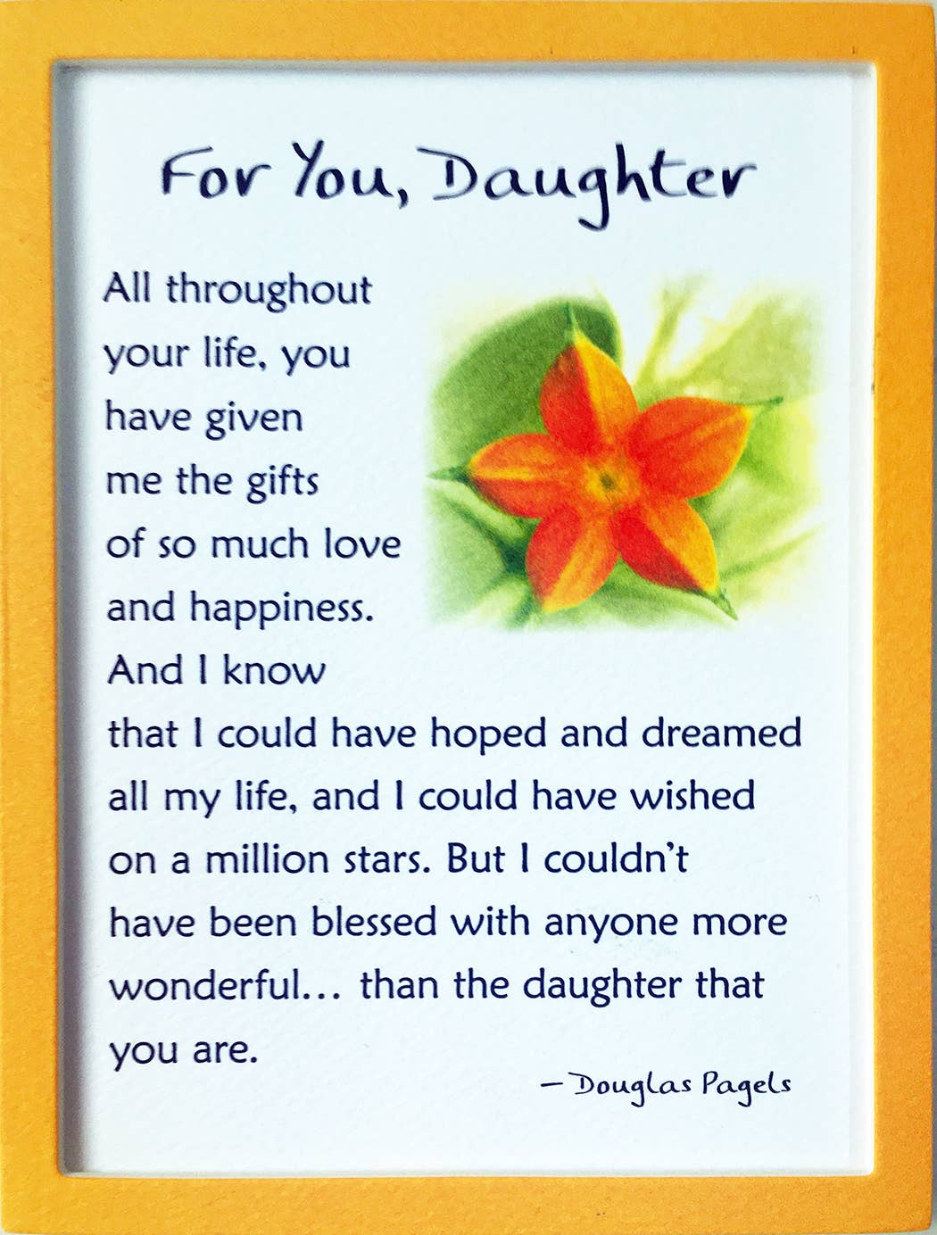 FOR YOU DAUGHTER ALL THROUGHOUT