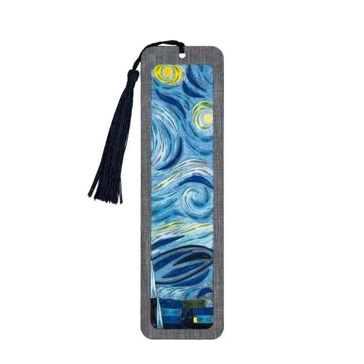 Handmade Quilled Paper Starry Night Bookmark