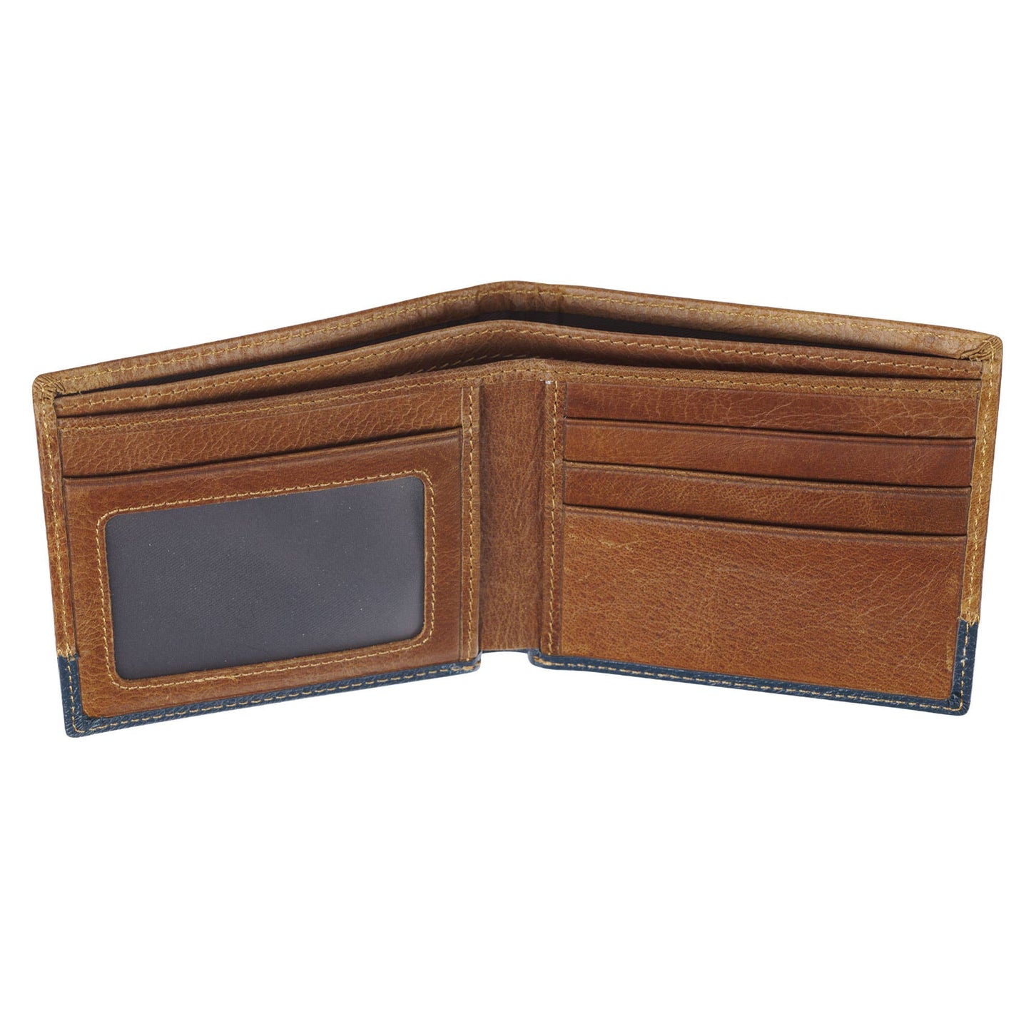 Wallet Leather Two-tone Be Strong & Couragous Josh. 1:9