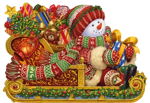 Snowman Sleigh