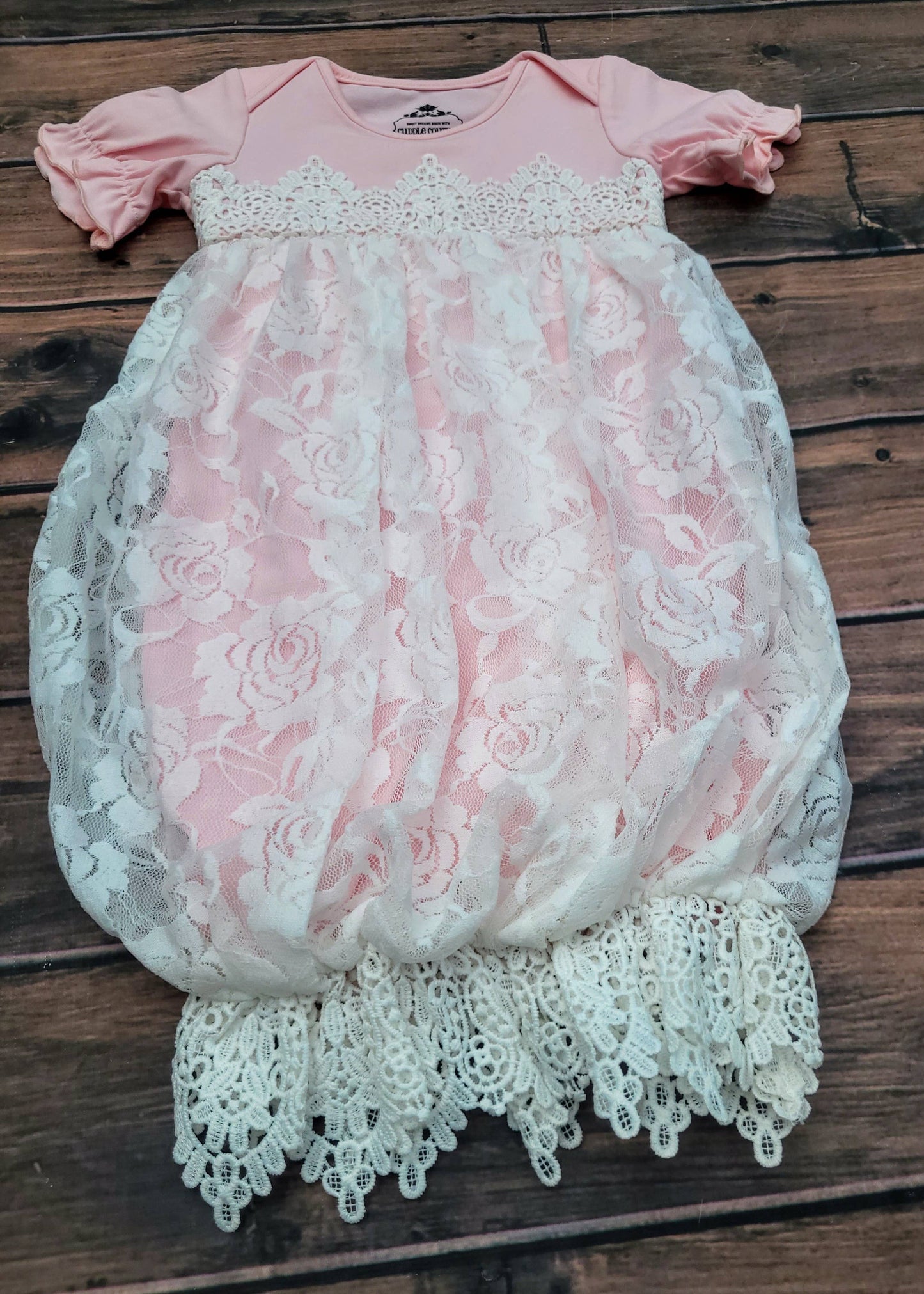Bubble sack gown