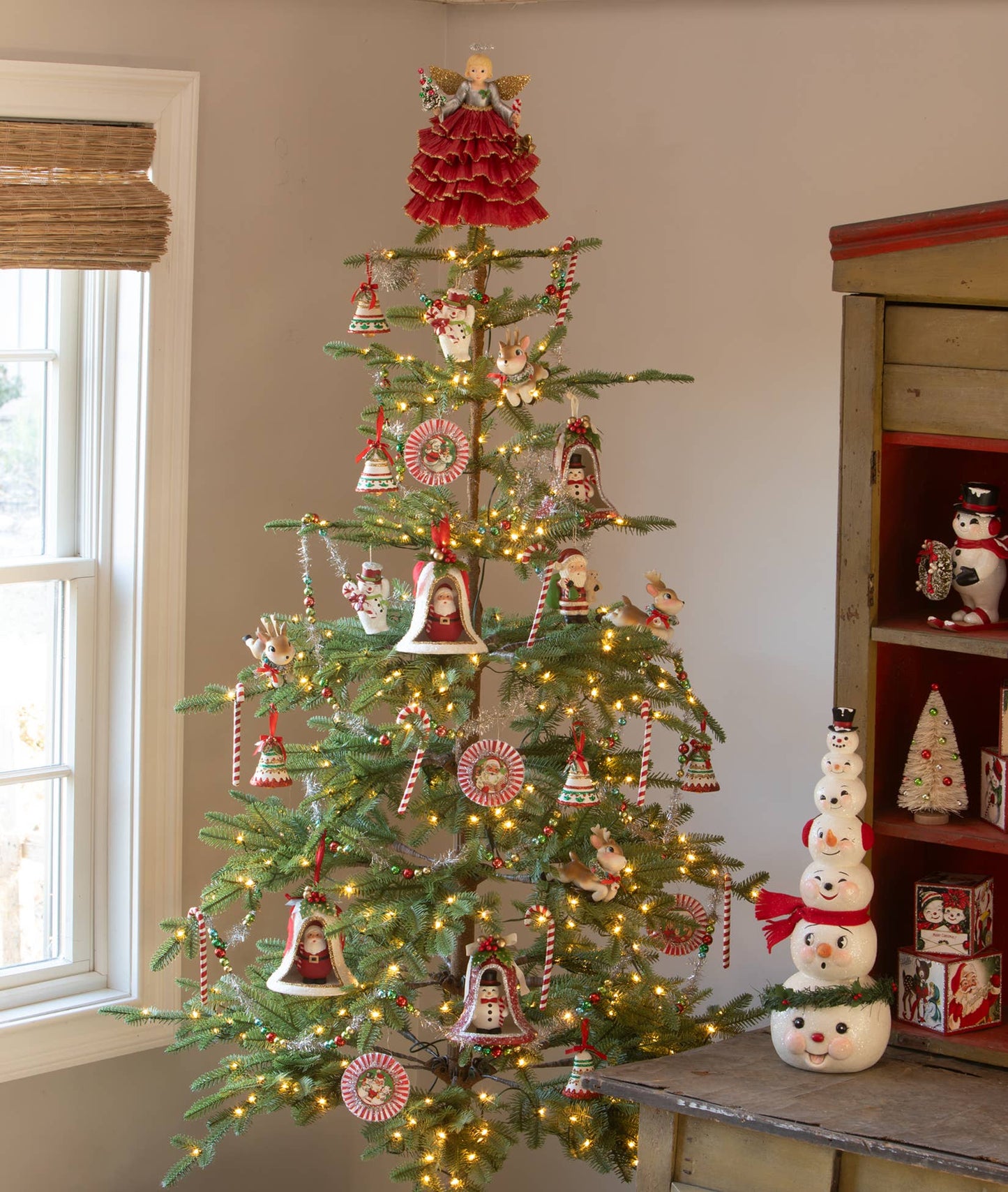 Bethany Lowe Designs - Kitschmas Snowman in Bell