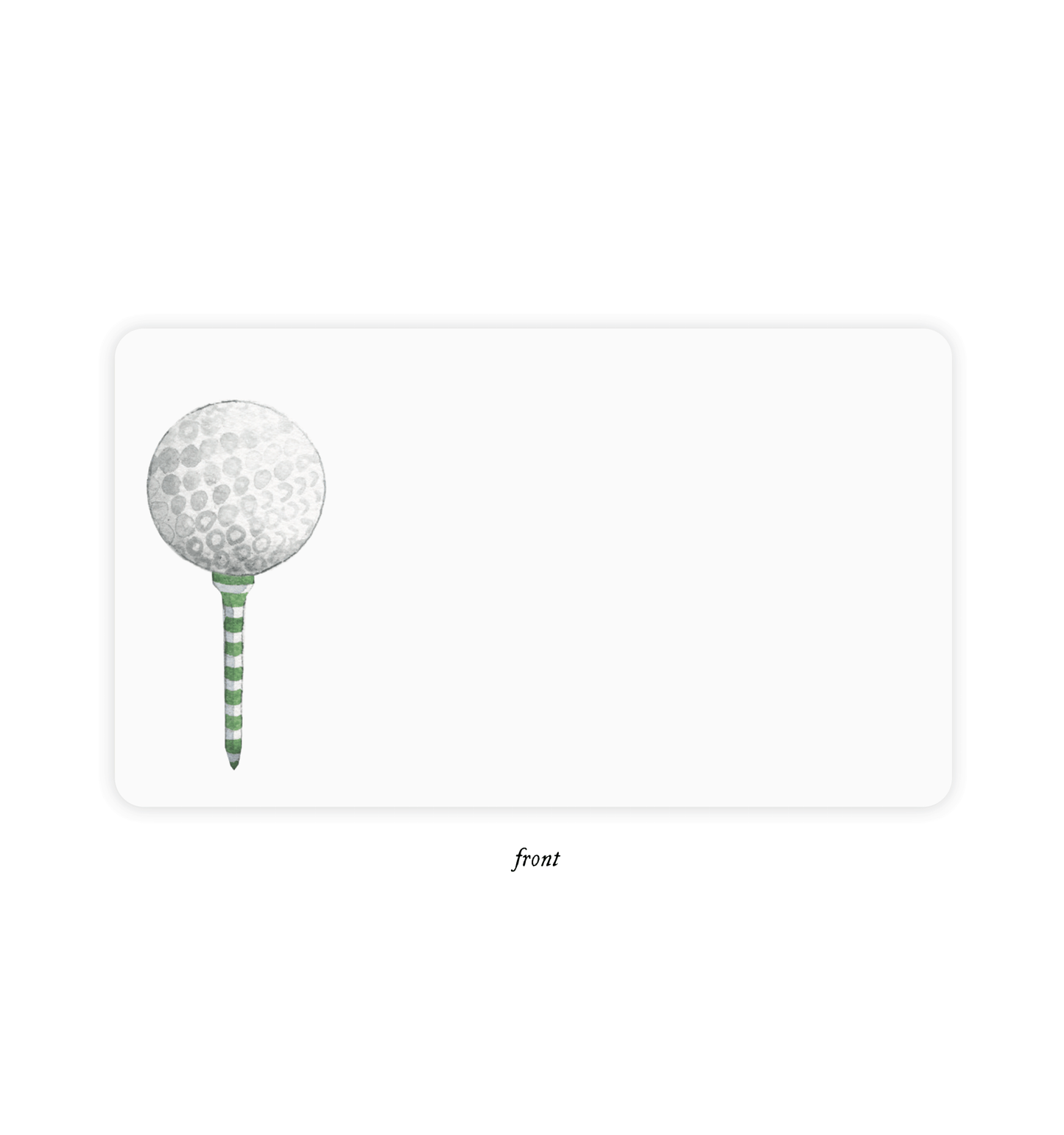 Golf Tee Little Notes®