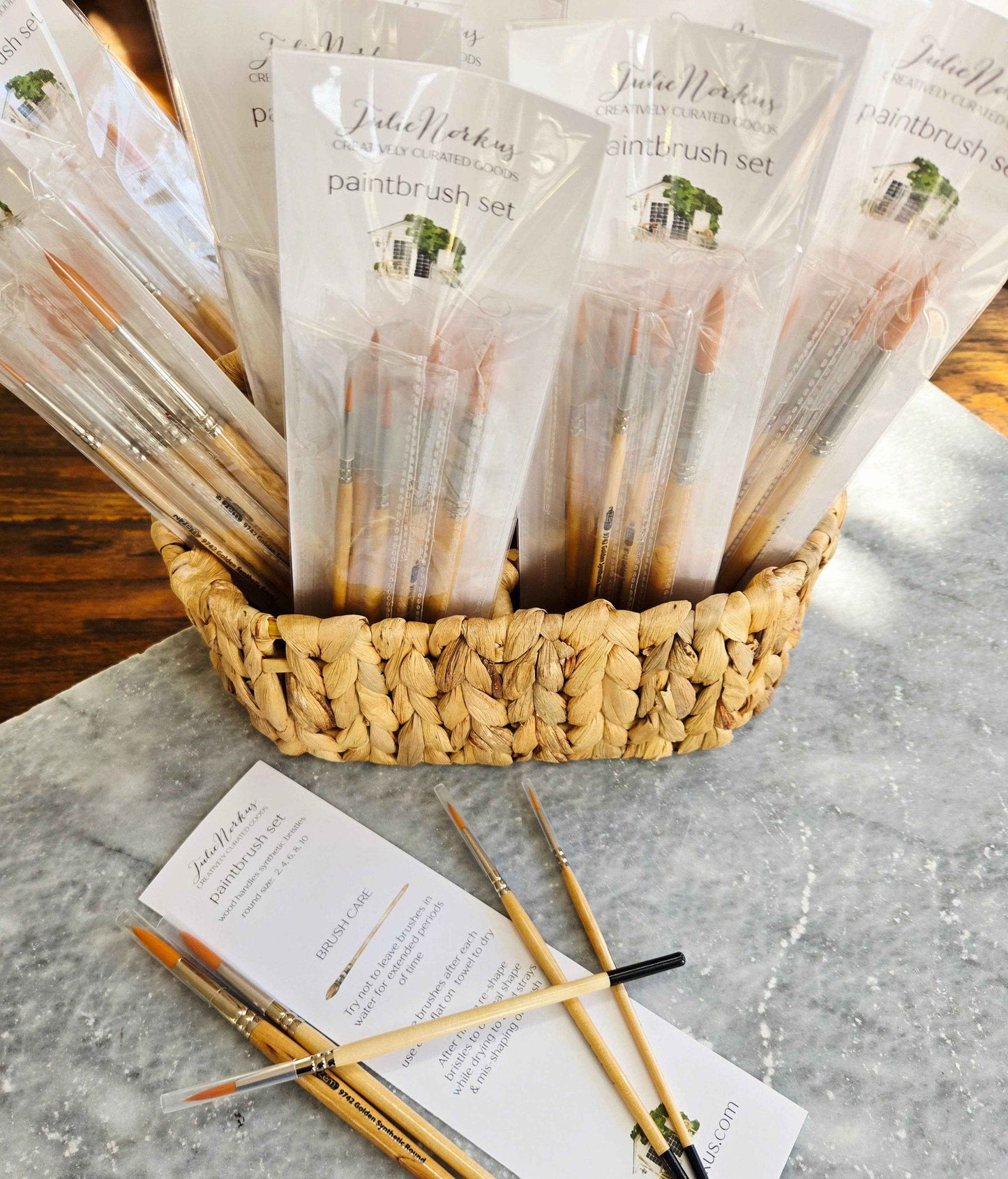 Watercolor Paint Brush Set of 5