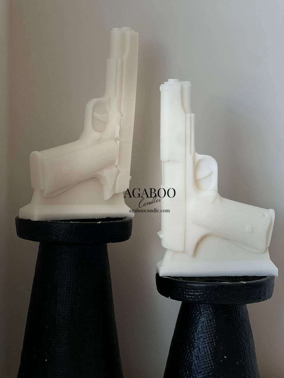 Gun Candle 7x4.5in - Funny