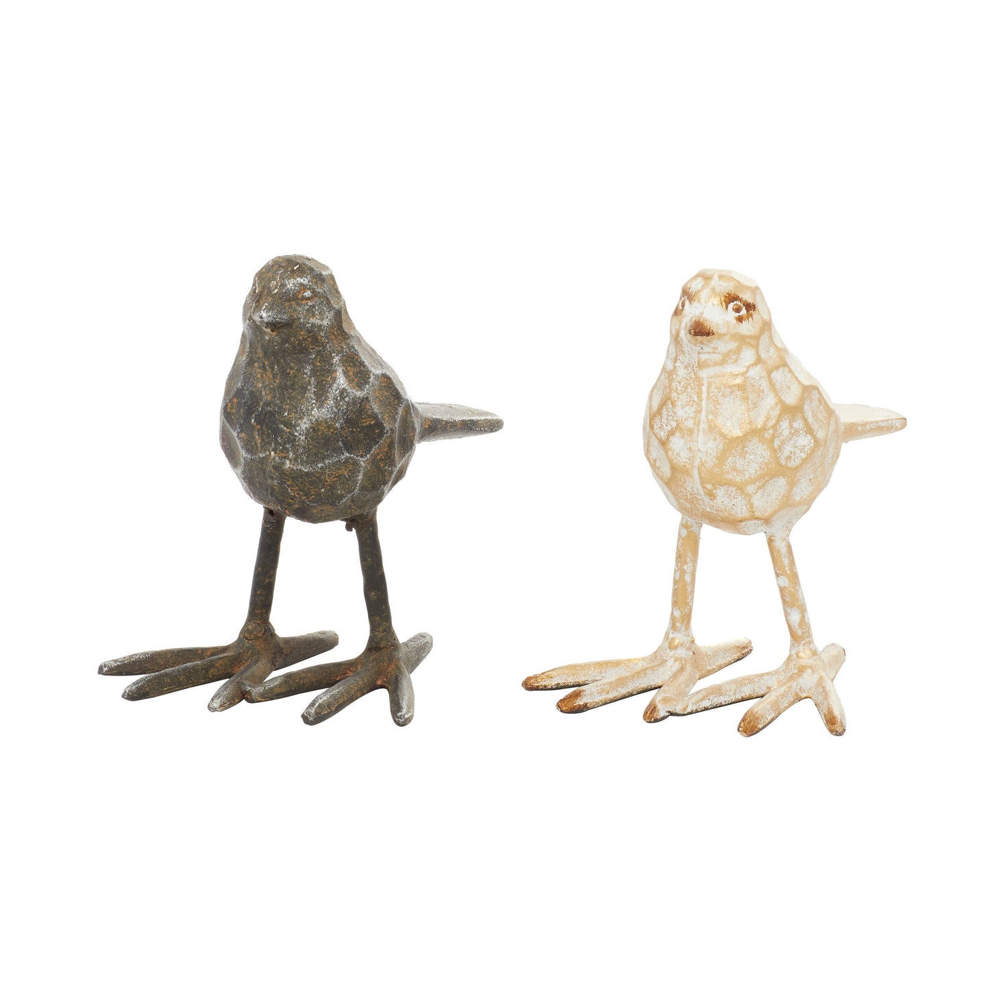Farmhouse Gold Metal Sculpture