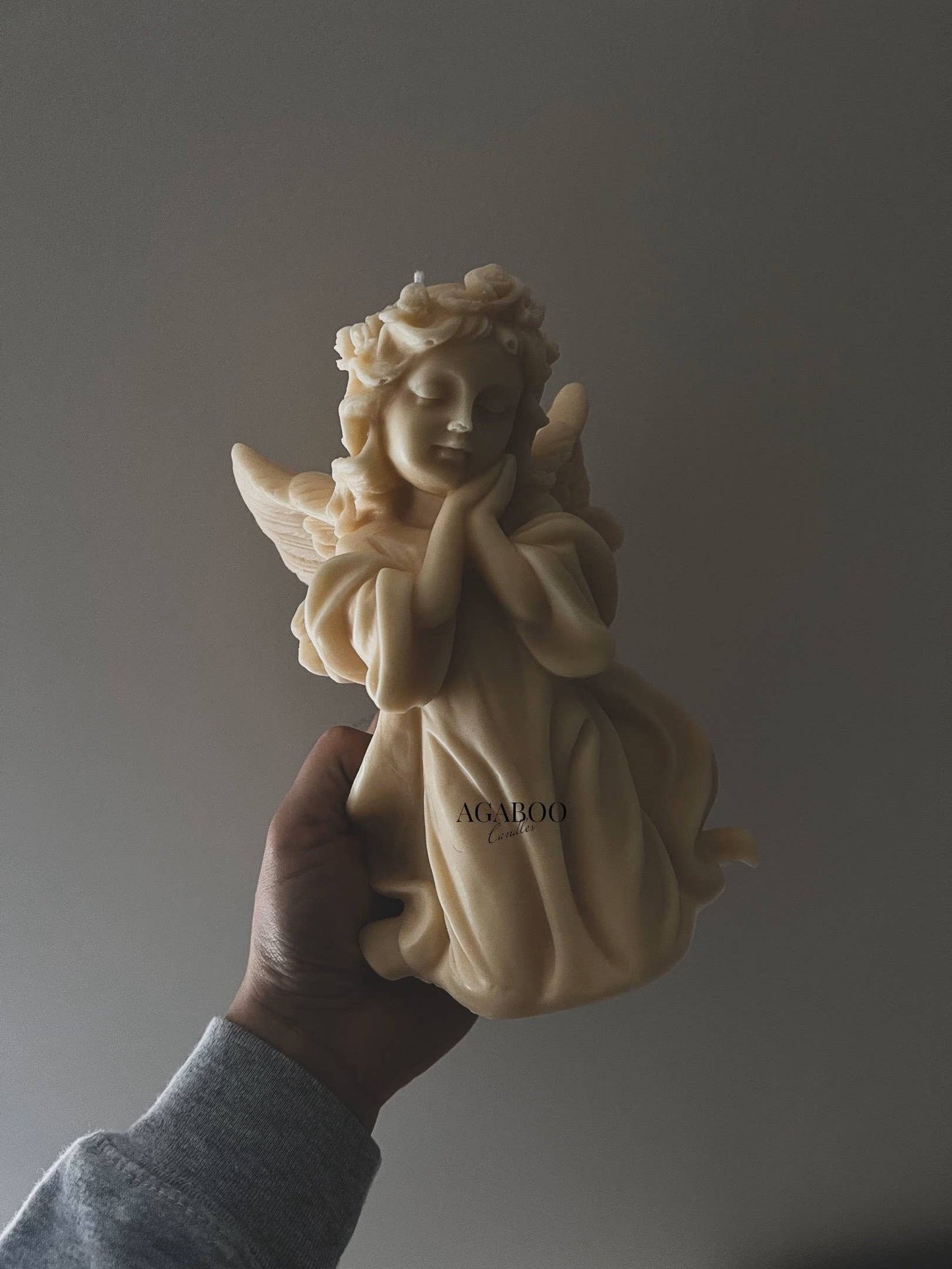 Huge Angel Candle 7.5x5in - Angels