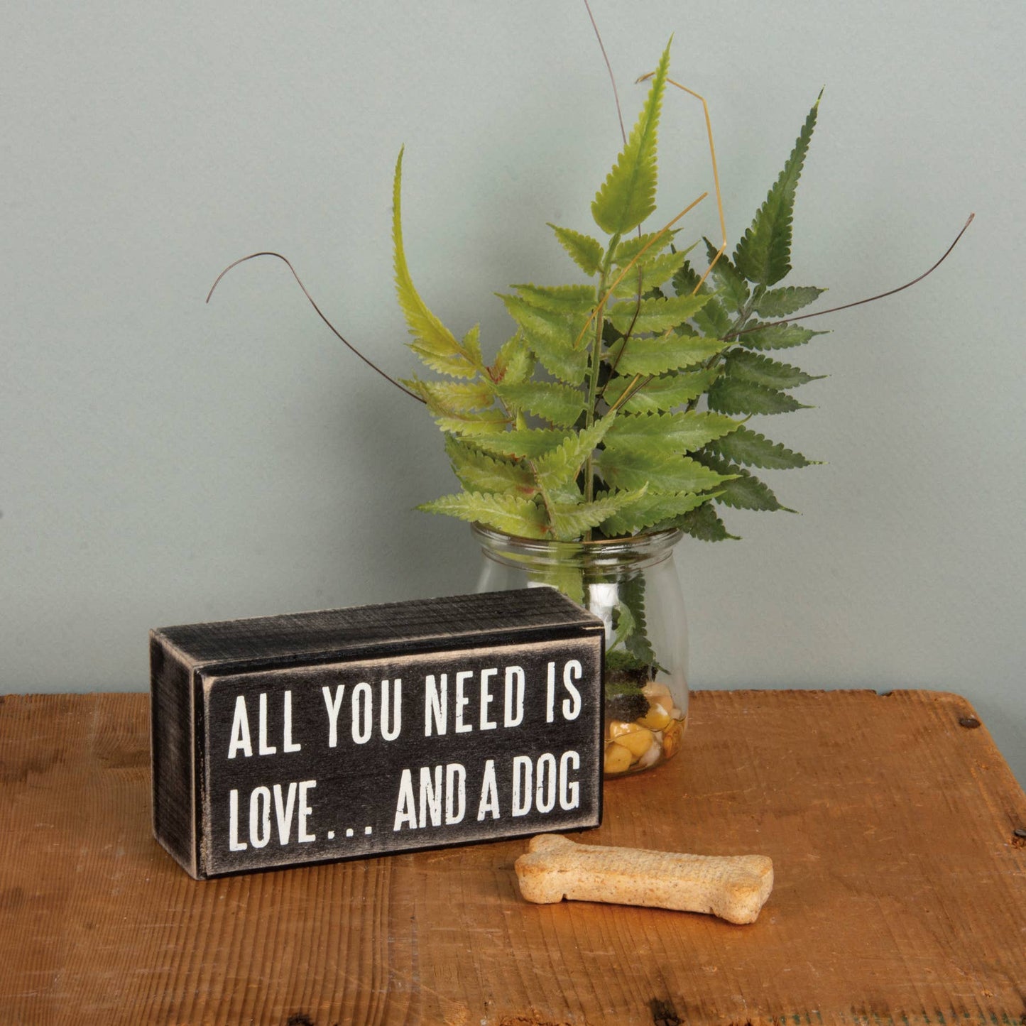 Love And A Dog Sign