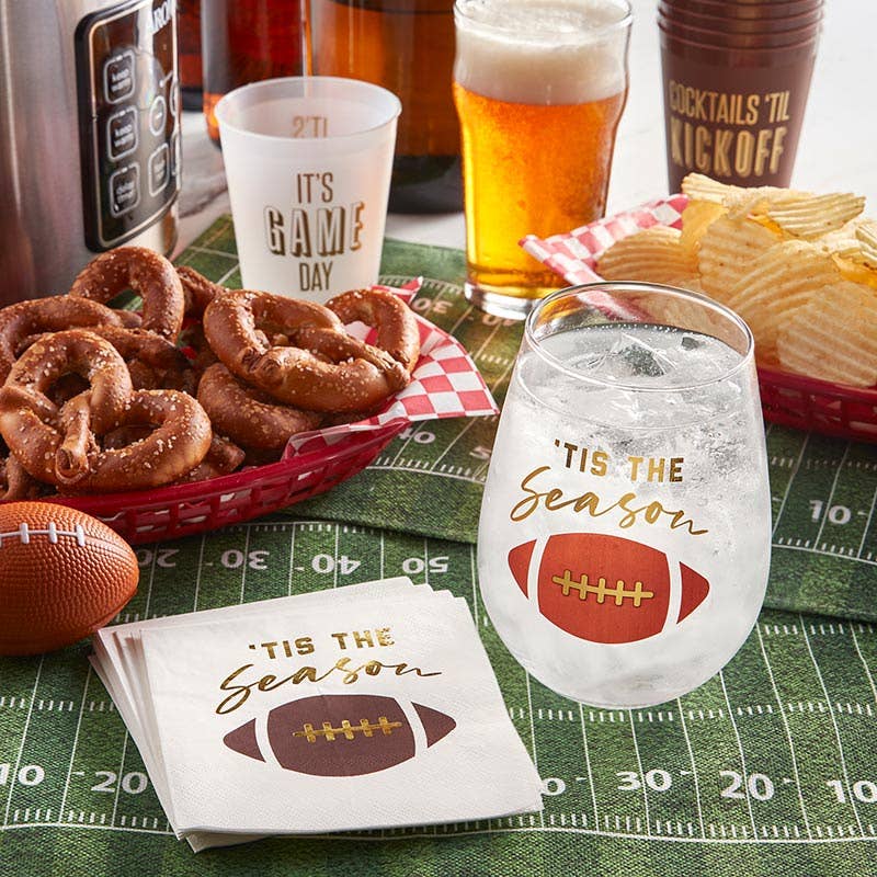 Jumbo Wine Glass Football/Season