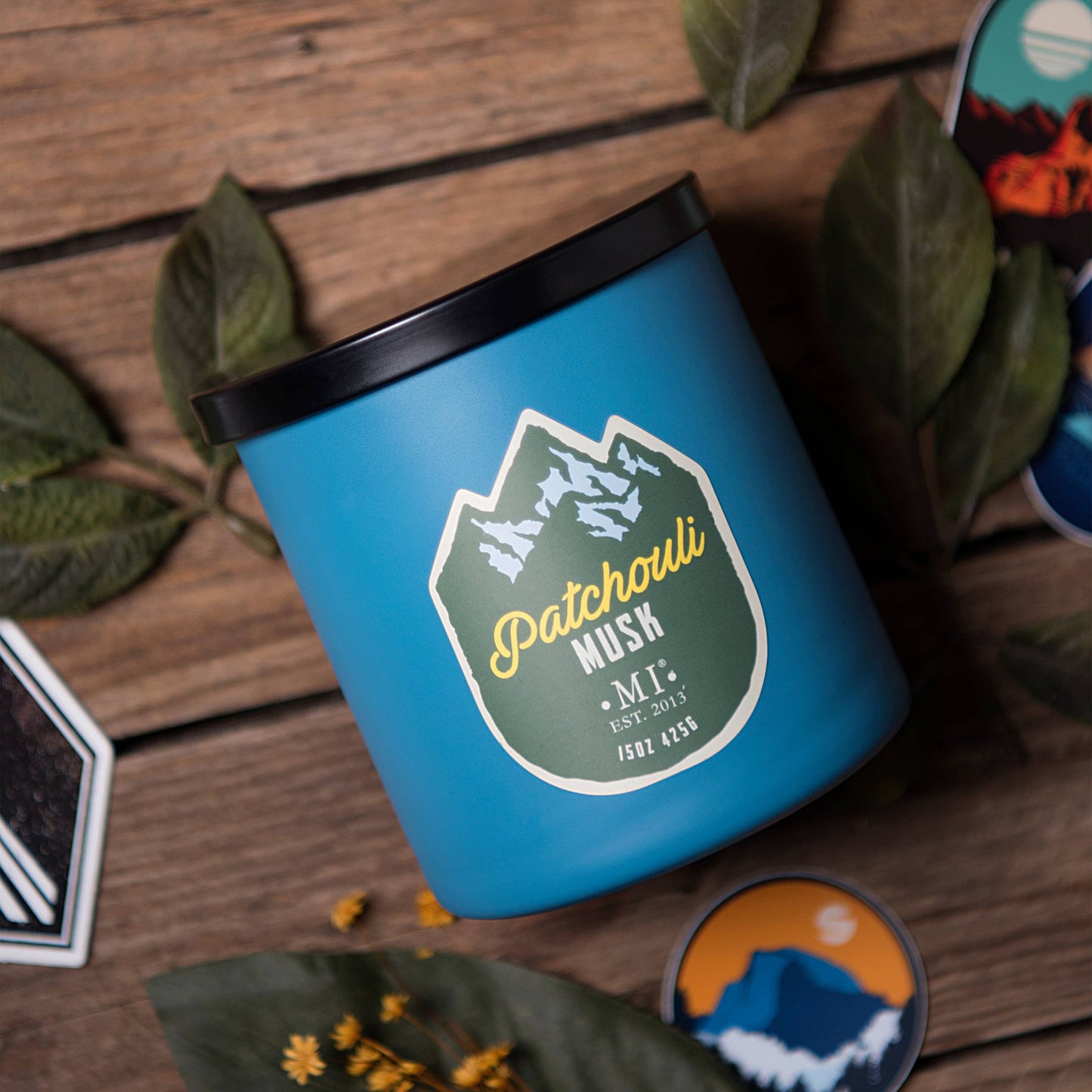 Manly Indulgence All American Patchouli Musk, 2 Wick, 15oz