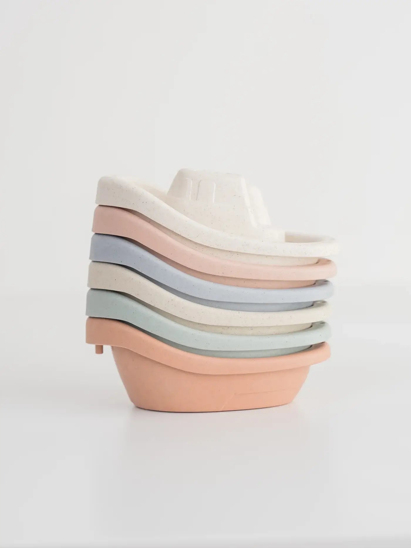 Set de juguetes de barquitos de paja de trigo