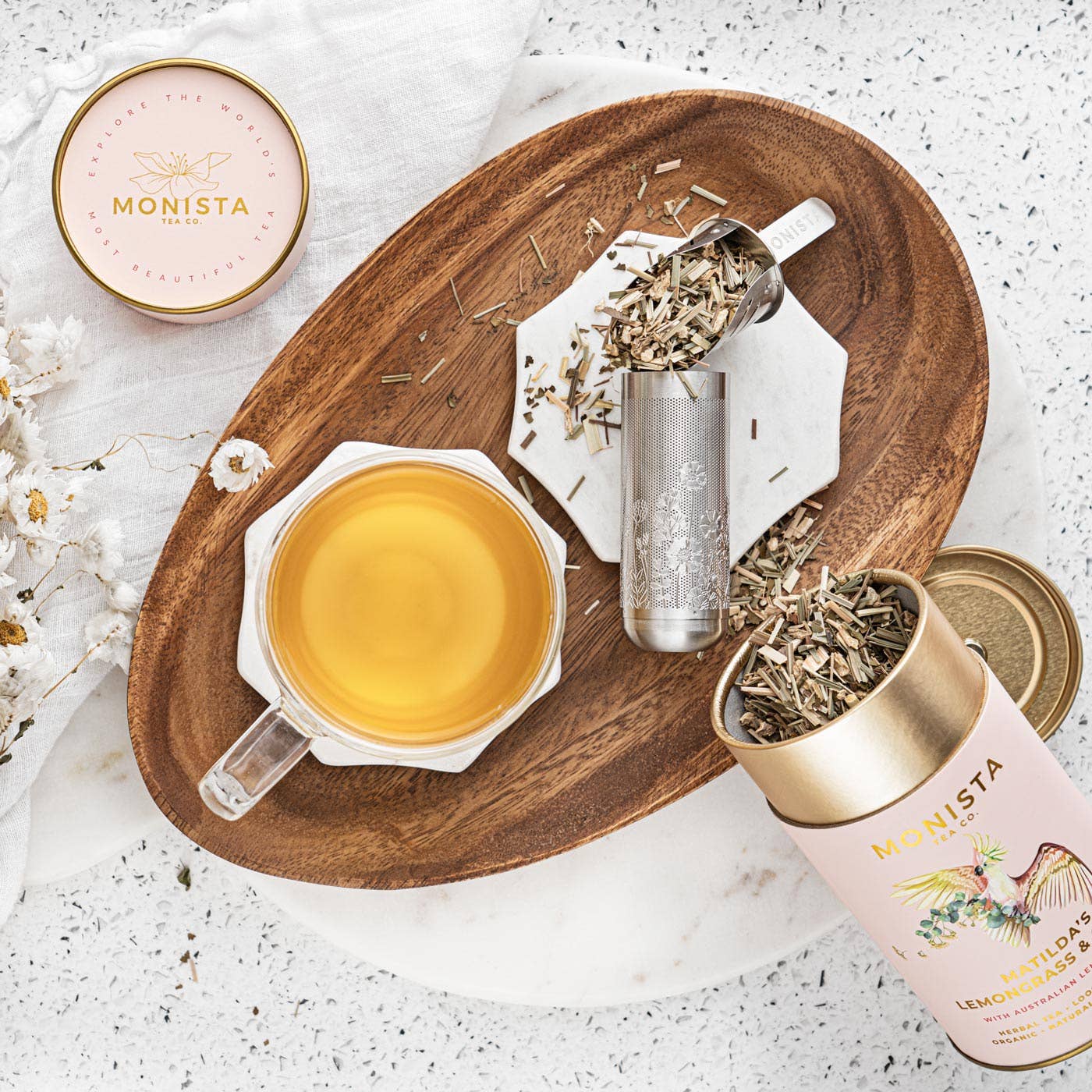 Monista Tea Co. - Tea Infuser Stick - Silver