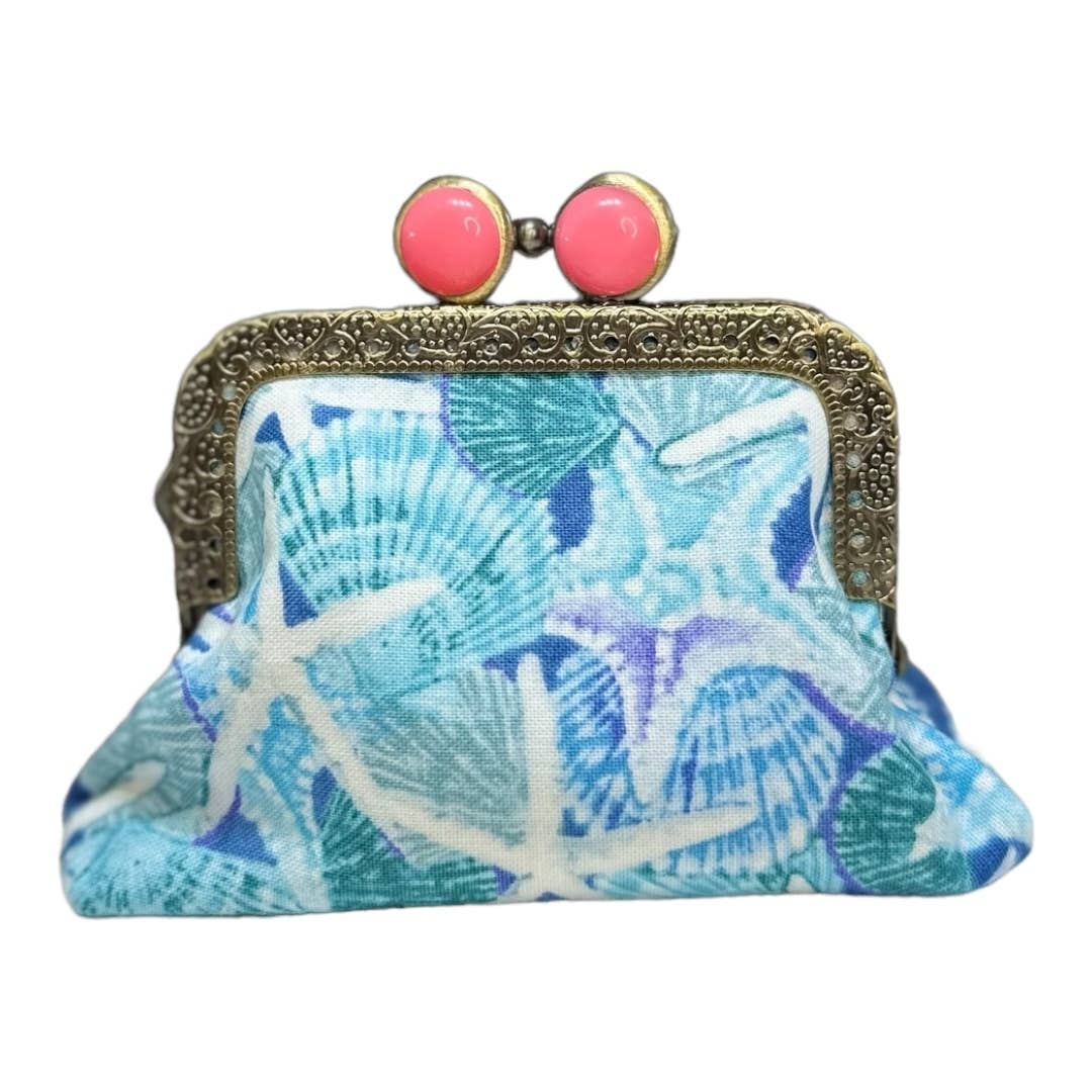 Mini Clutch Coin Purse - Sea Glass
