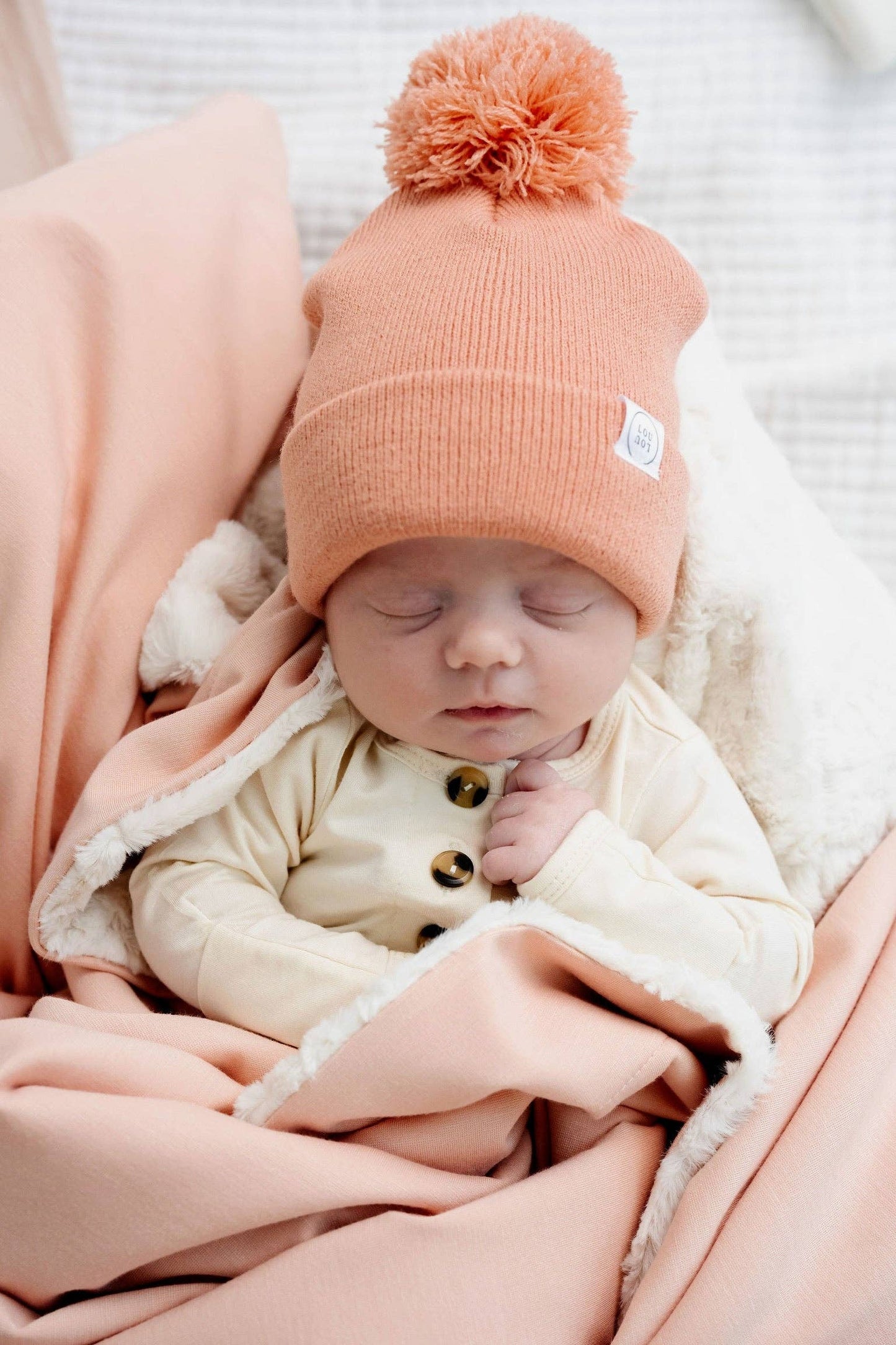 Cozy Weighted Baby Blanket - Ballet Pink