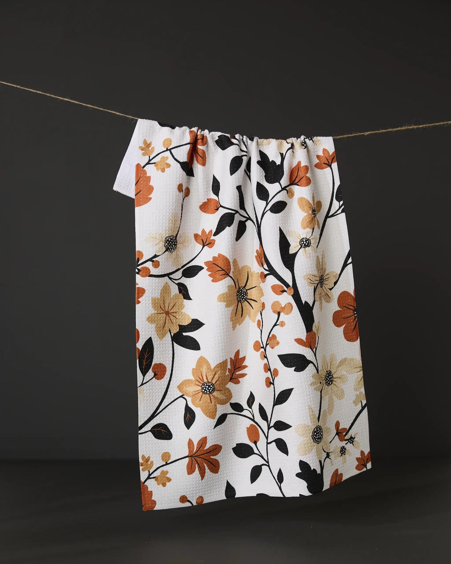 Geometry - Spiced Florals Tea Towel